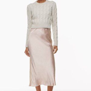 Aritzia Babaton Slip Satin Maxi Skirt